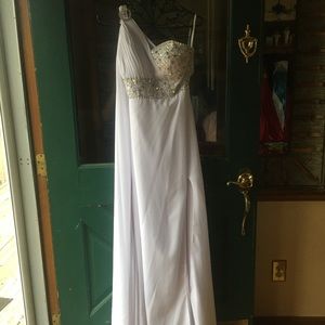 White pageant/prom dress